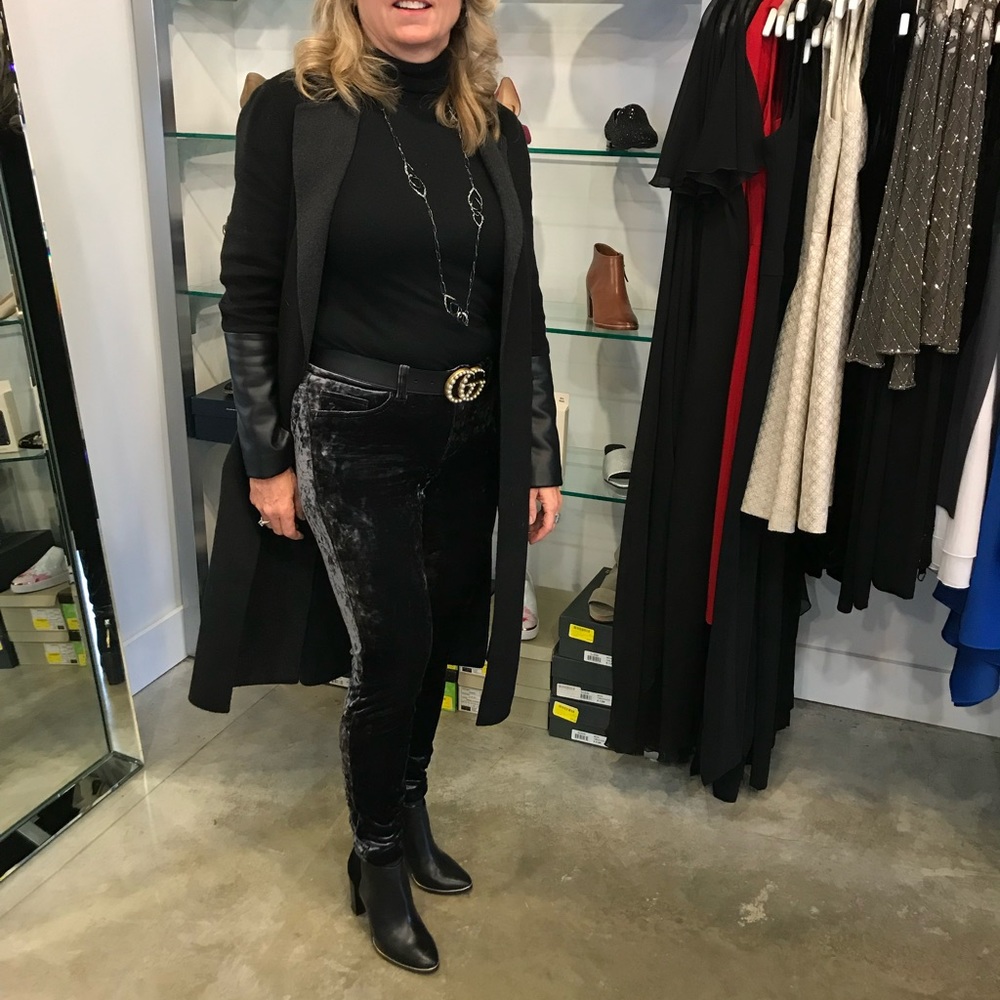 Cambie Crushed velvet pants